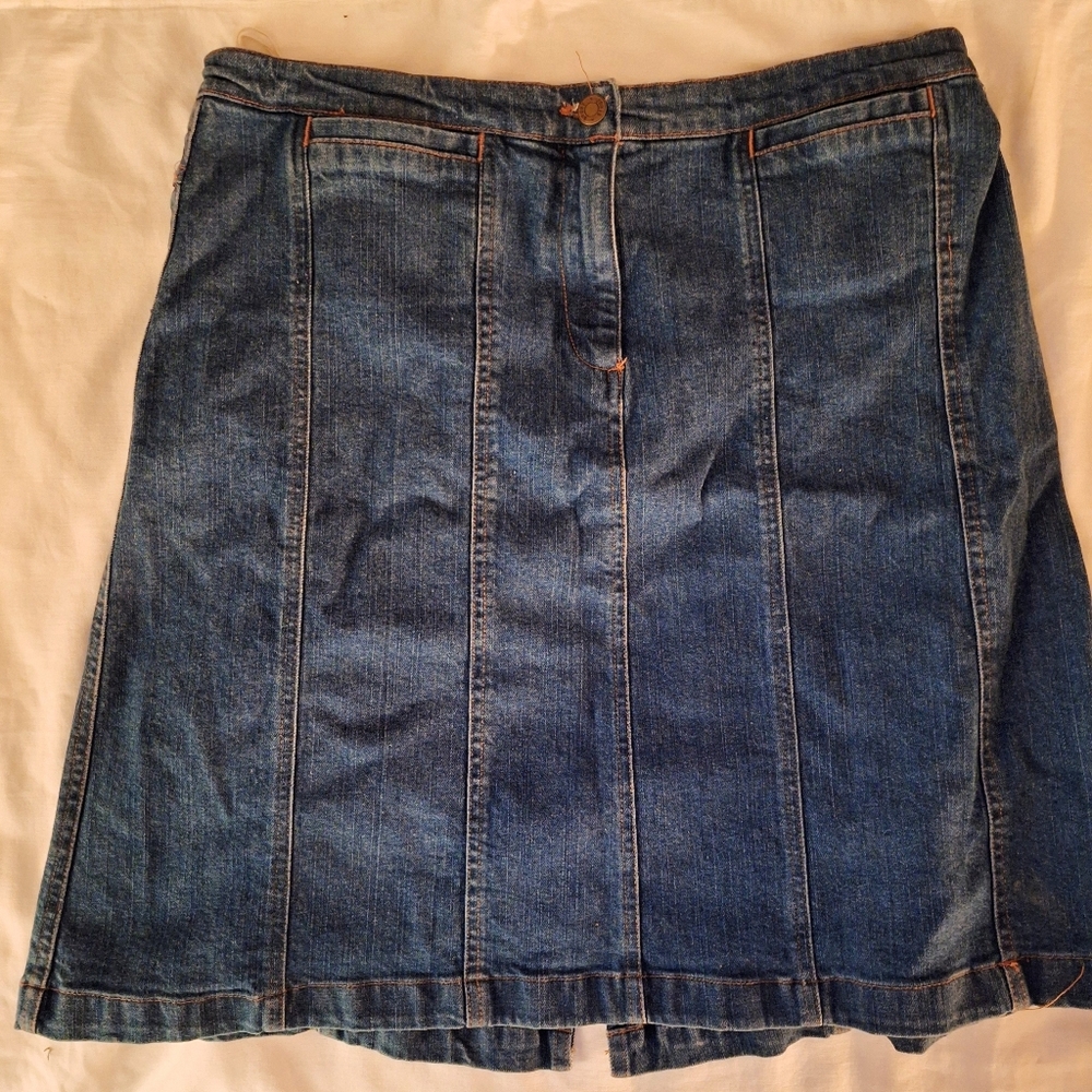 Jones Denim Skirt Jones Sport Denim Skirt By Jones Sport Size 12